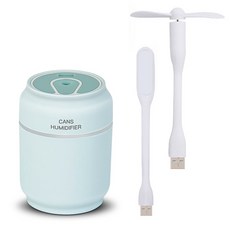 Irvine 3合1 USB 罐型加濕器, AR7(薄荷綠), 薄荷綠