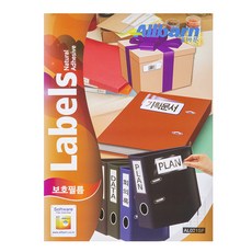 防水標籤貼 21K AL021SF 100入, 21格, 1個