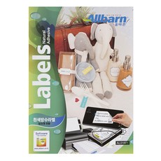 Olbareun 白色防水標籤 噴墨專用 2 x 8 AL016PI 100入, 16格, 1個