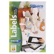 標準白色防水標籤 雷射專用 6 x 9 AL054WP 100張, 54格, 1個