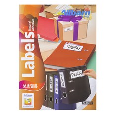 防水標籤貼 圓形款 AL406SF 100入, 6個空格, 1個