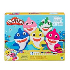 해즈브로 플레이도우 아기상어 플레이세트, 혼합 색상, 750g, 1개