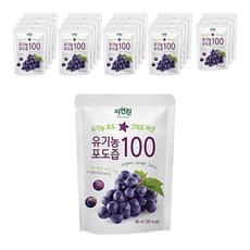 자연원 유기농 포도즙100, 80ml, 20포