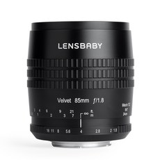 LENSBABY VELVET 85 相機鏡頭佳能 EF 卡口, 單品