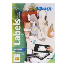 Olbarun 白色防水標籤 噴墨專用 4X21 AL084PI, 84格, 100張