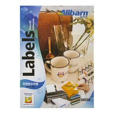 正確透明防水標籤 雷射專用 2X3 AL006CP, 100張, 6格