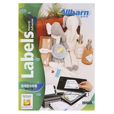 Olbarun 白色防水標籤 雷射專用 3X7 AL021WP, 100張, 21格