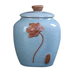 Gihyeon Yeoyo陶瓷蓮花茶筒 CYG190603-1, 混色, 1個