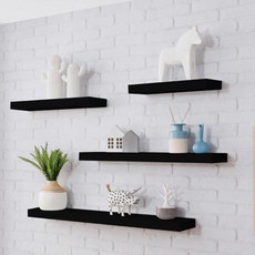 Ease Heim 凱特室內設計無支架層架, 黑色