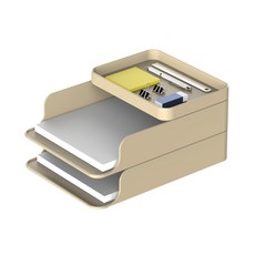 aplum A4托盤, 米色, 2.5層