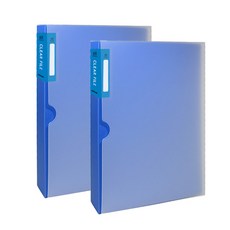 Dream Clear File 60 張, Blue, 2入