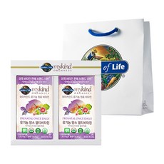 mykind ORGANICS 綜合維他命錠禮盒+提袋, 30顆, 2盒