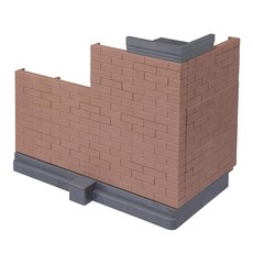 Good Smile Company Hon選項磚牆建築公仔 棕色, 1個