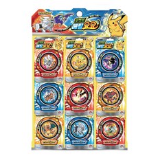 포켓몬스터 메탈 요요 9p 세트, 혼합 색상, 1개