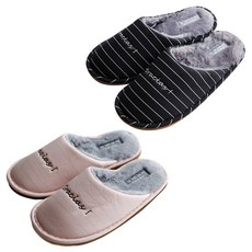 Labellaco 時尚室內拖鞋套組 粉紅色 240mm + 黑色 270mm, 混合顏色, 1個