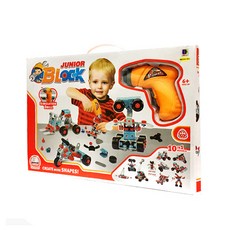 Grit 3D 積木組裝鑽玩具工具套組, 混色