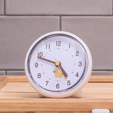 ORIENT 吸盤式防水浴室時鐘 OT1621WPD, 白鴨