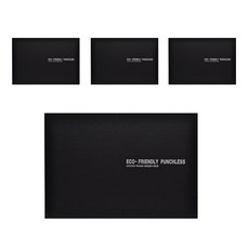 에코청운 에코 세금철 A5, 검정, 4개