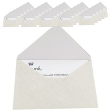 Hallmark 名片信封 6入, 銀蔥, 10套