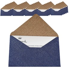 Hallmark 名片信封 6入, 藍色, 10套