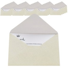 Hallmark 名片信封 6入, 金蔥, 10套