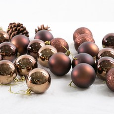 瑪什金盞花裝飾球組, 棕色