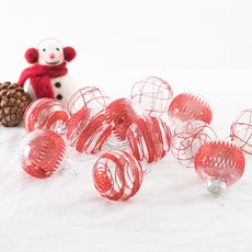 Mashi Marigold 亮粉線條球組, 紅色