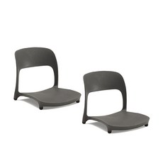 코비아 좌석의자 고정형, 그레이, 2개