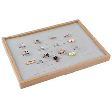 J&C LOCKS 100孔木製珠寶展示板, 1個, 木