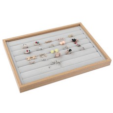 一體式珠寶飾品展示板 木質, 混合色, 1個