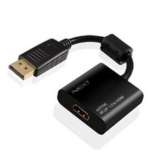 넥스트유 링크 DP to HDMI 컨버터 1.2Ver UHD 4K x 2K 30Hz, CP-0840