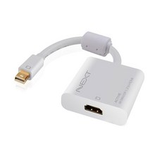 넥스트유 링크 Mini DP to HDMI 컨버터 1.2ver UHD 4K x 2K 30Hz, CP-0841, 1개