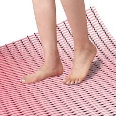 스칸디나 튜브형 미끄럼방지매트 120 x 150 cm, 핑크, 1개