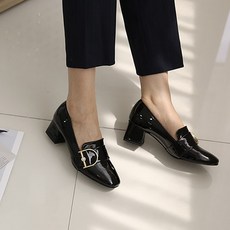 JACK&JILL 珍珠扣環跟鞋 5cm JC9505