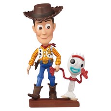 BEAST KINGDOM 野獸國 MEA 玩具總動員 4 Woody & Pocky Figure, 1個