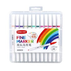NORA Fine Sketch Calli 雙頭麥克筆組, 36色, 1套