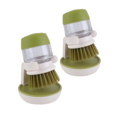 LIVINGDUO 洗碗王清潔刷 洗劑槽, 淺綠色, 2個