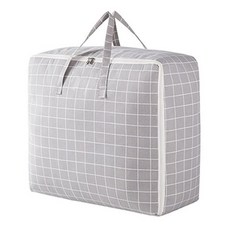 패브릭 이불 정리함 중형 55 x 30 x 20 cm, 체크, 1개