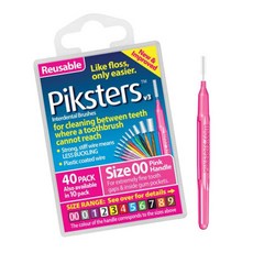 Piksters 齒間刷 00 ssss 0.6mm, 40件, 1個