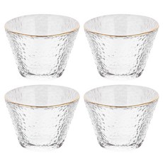 니코트 gold crystal 술잔, 혼합 색상, 4개