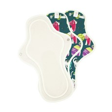 ee'chae 貓咪印花純棉布衛生棉 L號, 1件, 3個, 大型