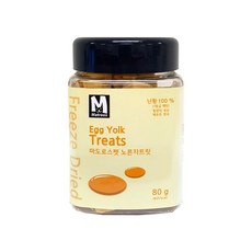 마도로스펫 반려동물 동결건조간식, 노른자, 80g, 1개