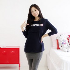 팡팡샵 P 긴 영문 수유 티