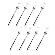 Bloom at Home 簡單的光澤茶叉, 單一顏色, 8個