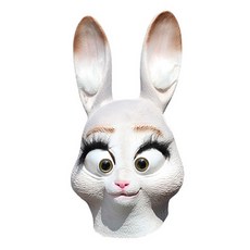 Party Pang真實橡膠面具 茱蒂兔, 白色的