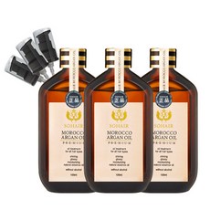 쏘헤어 모로코 아르간오일 헤어에센스 + 펌프, 100ml, 3개