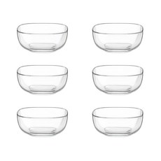 Bormioli ROCCO Buffet 鋼化玻璃方碗 170ml, 單色, 6個