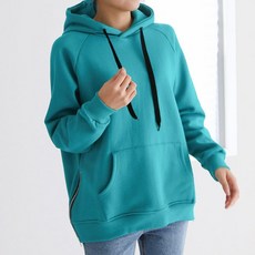 BONBONSTORY 孕婦側拉鍊連帽衛衣