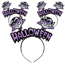 Wow Party Korea 萬聖節魔鬼德古拉髮箍, 混合顏色, 3個