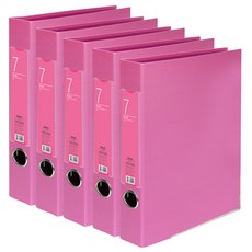 Dream Industrial 鐵路活頁夾 7cm, 粉色, 5入